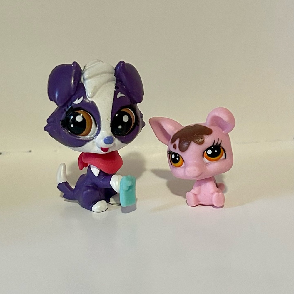 💙 3/$20 LPS Border Collie and Piglet